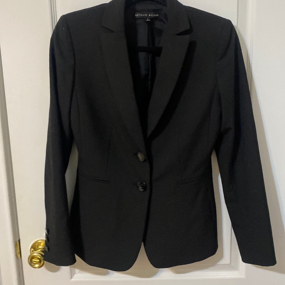 Antonio Melani Black Suit Jacket sz 2